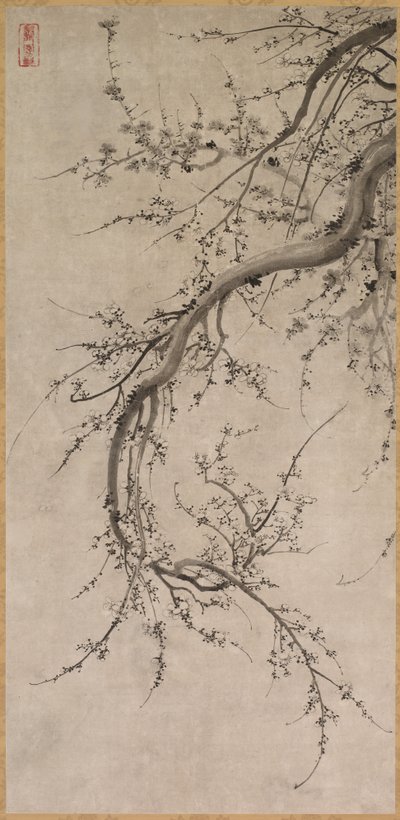 Prunus tekijältä attributed to Kano Einō