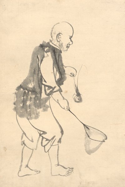 Katkarapujen kalastaja tekijältä attributed to Kono Bairei