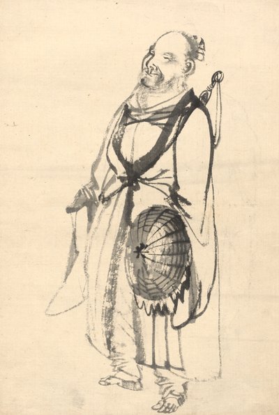 Vaeltava Erakko tekijältä attributed to Kono Bairei