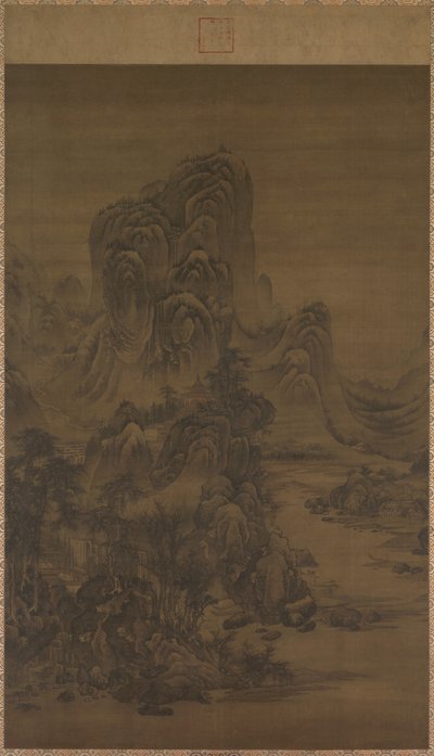 Maisema Juranin tyyliin tekijältä attributed to Liu Du
