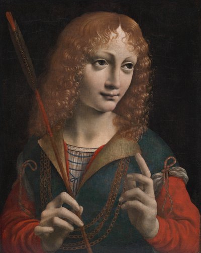 Nuoren muotokuva Pyhänä Sebastianina tekijältä attributed to Marco d
