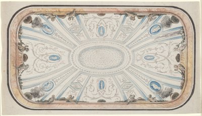 Suunnittelu kattoon tekijältä attributed to Mauro Antonio Tesi