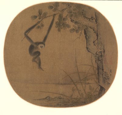 Swinging Gibbon tekijältä attributed to Xia Gui