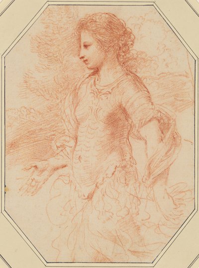 Erminia tekijältä called Guercino Giovanni Francesco Barbieri