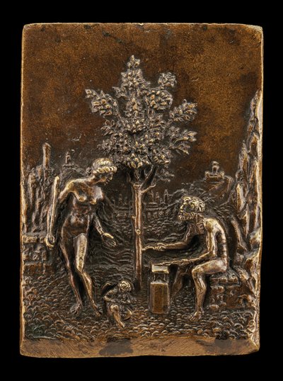 Venus, Cupid ja Vulcan tekijältä called Riccio Andrea Briosco
