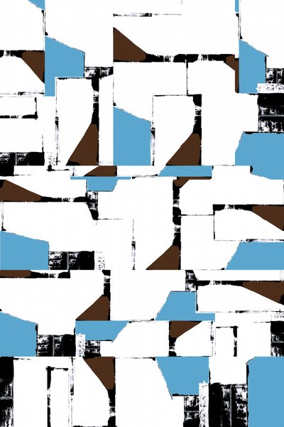 Abstrakti geometrinen kollaasi tekijältä cartissi