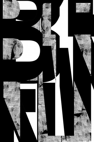 Rohkea graafinen typografia tekijältä cartissi