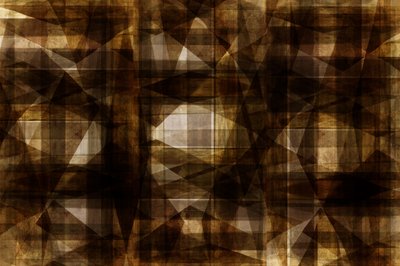 Ruskea, kuvioitu geometria tekijältä cartissi