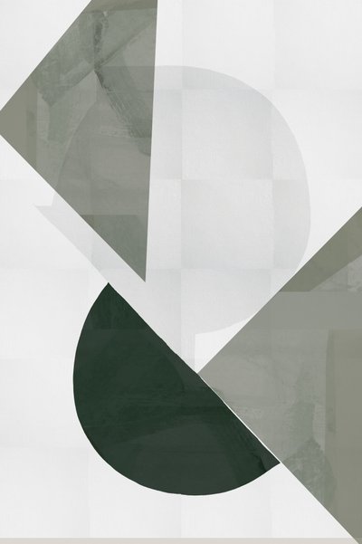 Moderni vihreä geometria tekijältä cartissi