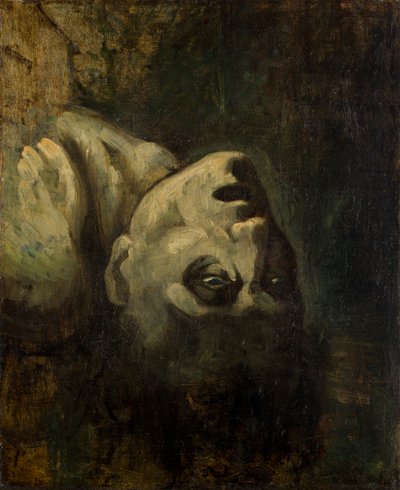 Hukkuneen miehen pää tekijältä circle of Théodore Géricault