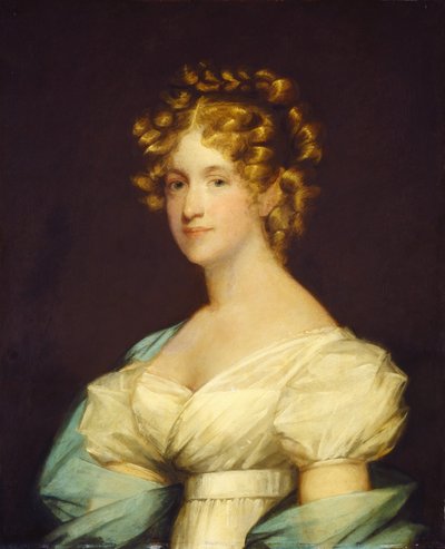 Charlotte Morton Dexter (rouva Andrew Dexter) tekijältä completed by an unknown artist Gilbert Stuart