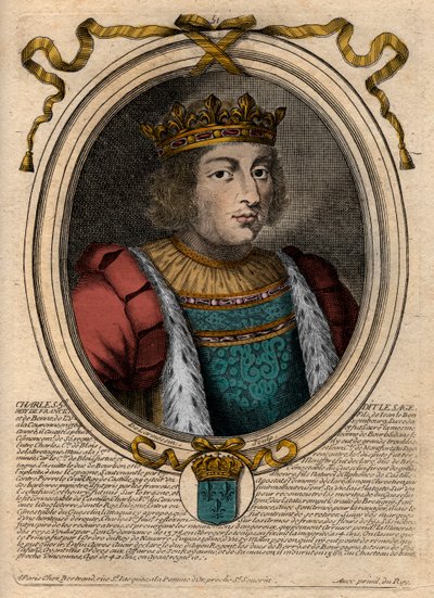 Muotokuva Kaarle V viisasta (1338 - 1380) - Kaarle V viisas tai Kaarle V viisas, Ranskan kuningas Valois