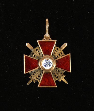 Pyhän Annan ritarikunnan kunniamerkki, 3. luokka, 1700-luvun loppu. tekijältä decorations and medals Orders