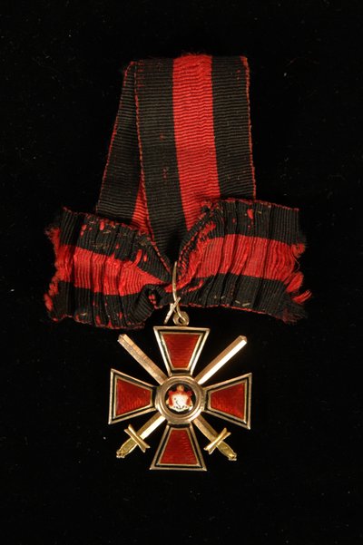 Pyhän Vladimirin ritarikunnan nauha ja kunniamerkki, 4. luokka, 1800-luku tekijältä decorations and medals Orders