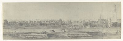 Näkymä Kampenista, 1672 Manufacture des Gobelinsissa (sarjan nimi) säilytetyt valokuvat Adam Frans van der Meulenin piirustuksista Ranskan hyökkäyksestä Alankomaihin vuonna 1672 tekijältä frères Moreau