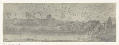 Näkymä Maastrichtiin, 1672 Manufacture des Gobelinsissa (sarjan nimi) säilytetyt valokuvat Adam Frans van der Meulenin piirustuksista Ranskan hyökkäyksestä Alankomaihin vuonna 1672 tekijältä frères Moreau