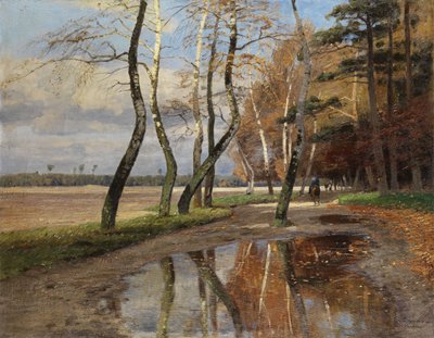Ratsastajat syyspuiden alla tekijältä genannt Winter Schroeter Wilhelm Schroeter