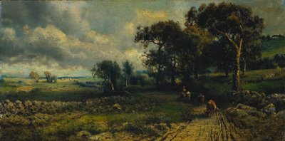 Pilvenhattarat tekijältä imitator of George Inness