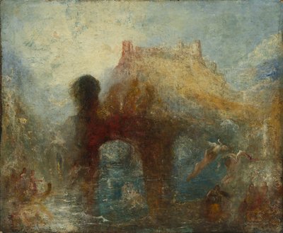 Kuningatar Mabin luola tekijältä imitator of Joseph Mallord William Turner