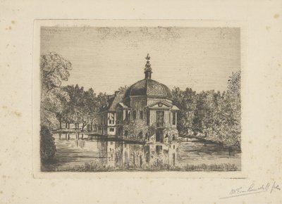 Näkymä Trompenburghiin tekijältä jonkheer Barthold Willem Floris van Riemsdijk