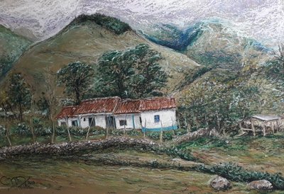 PAISAJE ANDINO - LLANO LARGO VENEZUELA tekijältä miguelmendez_art.ve