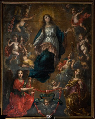 Seurakuntakirkko (Saint George Parish Church). Sisustus. Marian taivaaseenastuminen. Nicolas de Liemaeckere. 1640. tekijältä or Liemaecker Nicolaas de Liemakere
