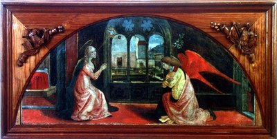 Ilmoitus (tempera paneelissa) tekijältä or di Giovanni Monte del Fora