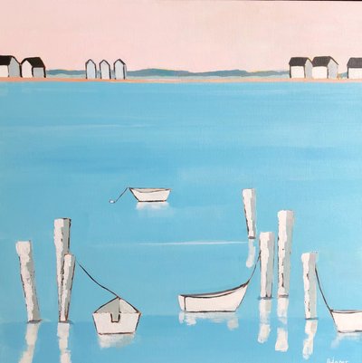 Calm Coastal Boats tekijältä phyllis adams