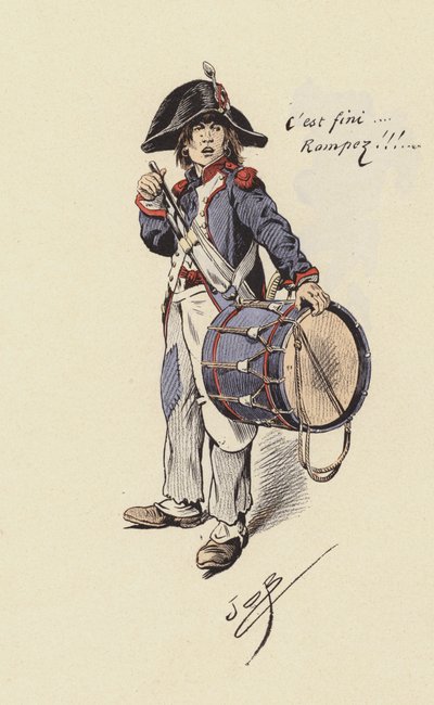 Rumpalipoika (väri litho) tekijältä pseudonym for Onfray de Breville Jacques Job