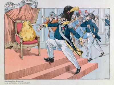 Jacques Marie Gaston Onfray de Brevillen TYÖSSÄ (1858 - 1931); Kuva otettu kirjasta "" Les epees de France"": Louis philippe chasse du trone (Joseph Prudhomme miekka "" Tämä sapeli on elämäni kaunein päivä. Se auttaa minua puolustamaan tekijältä pseudonym for Onfray de Breville Jacques Job