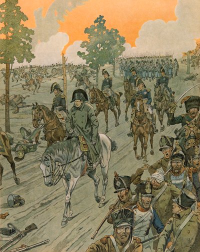 Jacques Marie Gaston Onfroy de Breville dit JOB (1858-1931) - Belgian historia: Waterloo taisteluiltana (18. kesäkuuta) tekijältä pseudonym for Onfray de Breville Jacques Job