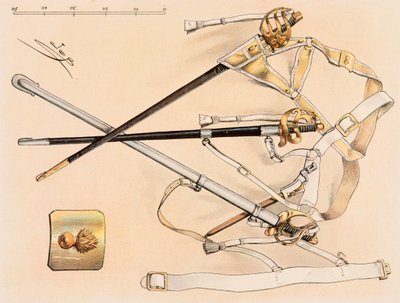 Jacques Marie Gaston Onfroy de Breville dit JOB (1858-1931) - Ranskan joukkojen varusteet kaikkina aikoina: Cavalry Sabre, yksityinen kokoelma tekijältä pseudonym for Onfray de Breville Jacques Job