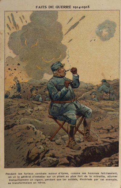 WW1: Kenraalin kansio (kuvitus) tekijältä pseudonym for Onfray de Breville Jacques Job