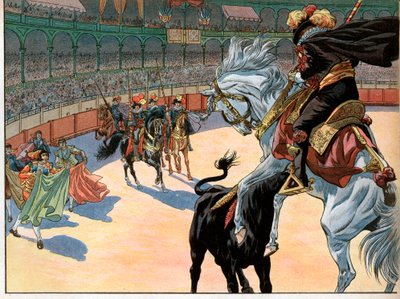 Härkätaistelu Espanjassa. Joachim Murat tekijältä pseudonym for Onfray de Breville Job