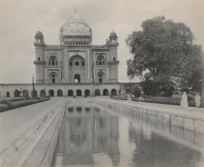 Safdarjungin hauta, Delhi tekijältä studio of A. W. A. Plâté Studio (Ceylonese)