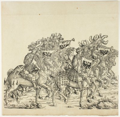 Maximilianuksen voitto tekijältä the Elder Hans Burgkmair