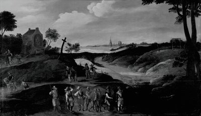 Maisema hahmoilla, c. 160025. tekijältä the younger Joos de Momper