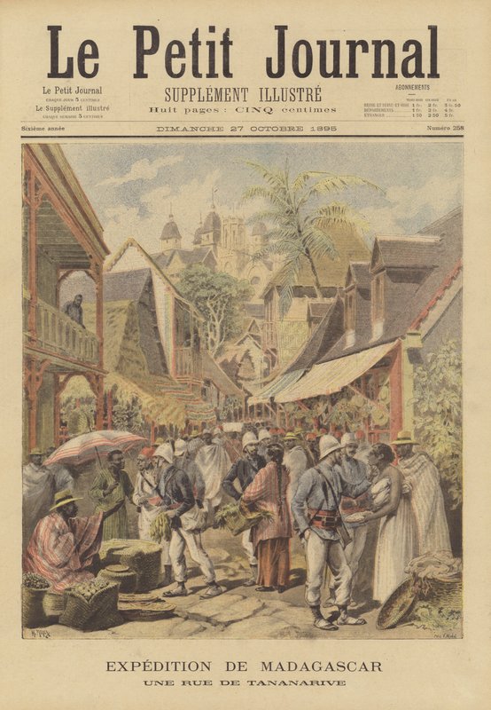 Ranskan retkikunta Madagaskarille. Katu Antananarivossa tekijältä French School