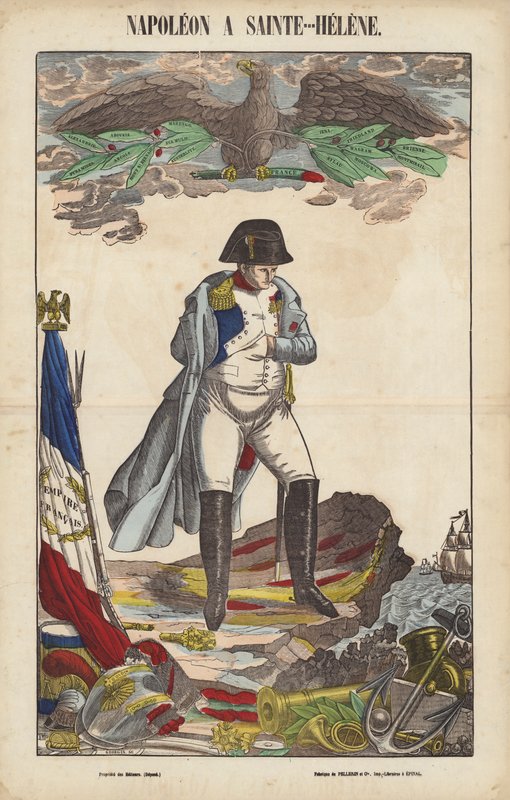 Napoleon A Sainte Helene tekijältä French School