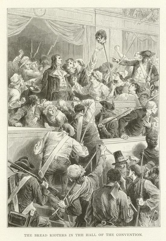 The Bread Rioters in the Hall of Convention (kaiverrus) tekijältä (after) American School