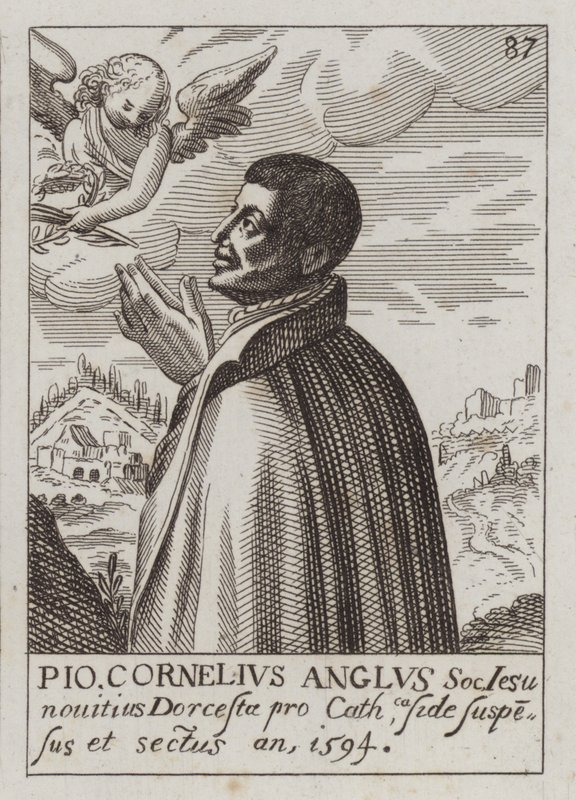 John Cornelius, sacerdot catòlic jesuïta anglès i màrtir (gravat) finlandès tekijältä (after) English School