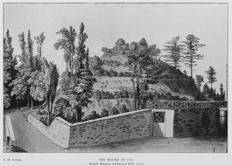 Marlborough, Mound vuonna 1788 (litho) tekijältä (after) English School
