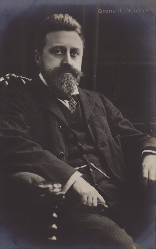 Granville Bantock, brittiläinen säveltäjä (m/w kuva) tekijältä (after) English photographer