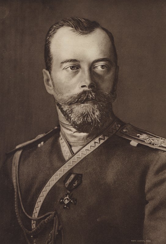 Nikolai II, Venäjän tsaari (m/w kuva) tekijältä (after) English photographer