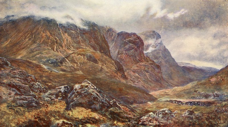 "Kolme sisarta", Glencoe (värilitro) tekijältä (after) English photographer