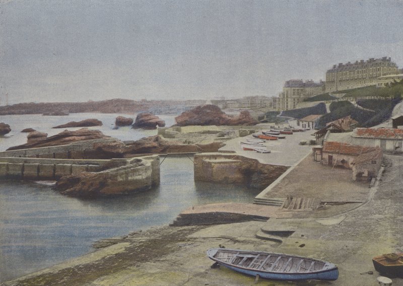 Biarritz, Port-Vieux (värillinen valokuva) tekijältä (after) French Photographer