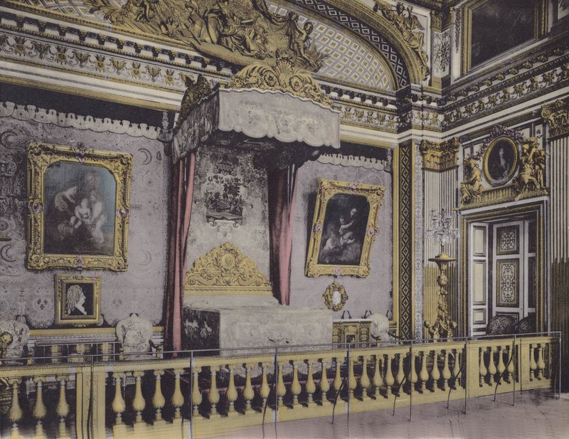 Chambre de Louis XIV, Louis XIV Makuuhuone (värillinen valokuva) tekijältä (after) French Photographer