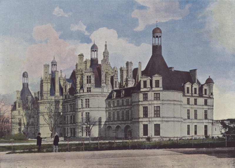 Chateau de Chambord (värillinen valokuva) tekijältä (after) French Photographer