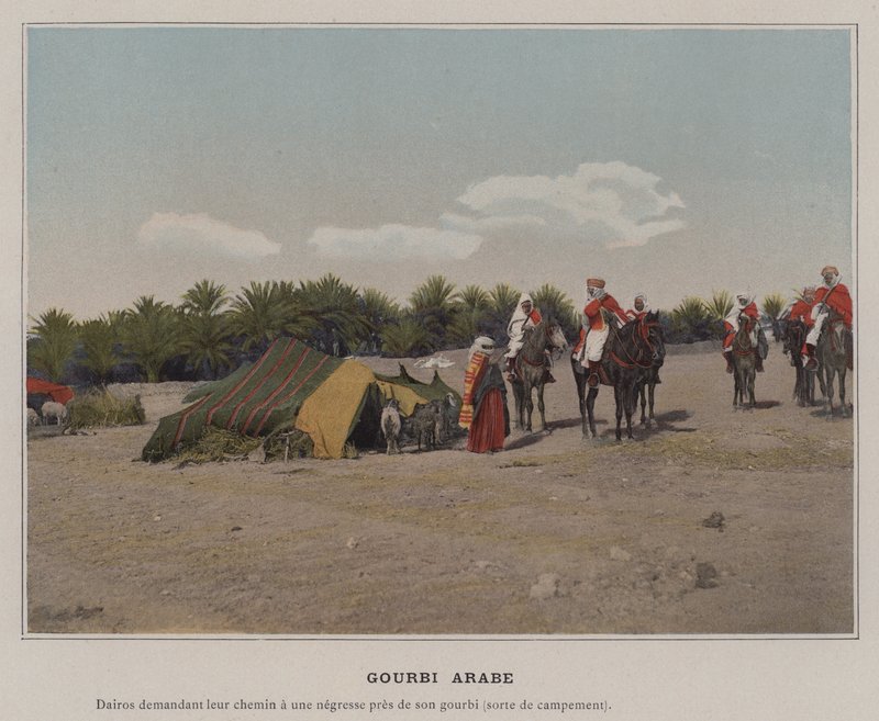Gourbi Arabe (värillinen kuva) tekijältä (after) French Photographer