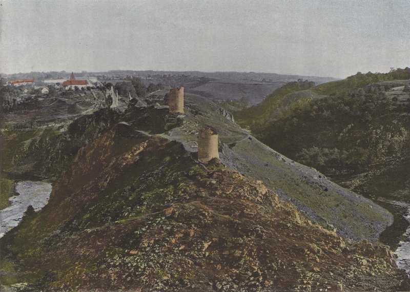 La Creuse Gargilessen ja Crozantin välillä (värillinen kuva) tekijältä (after) French Photographer
